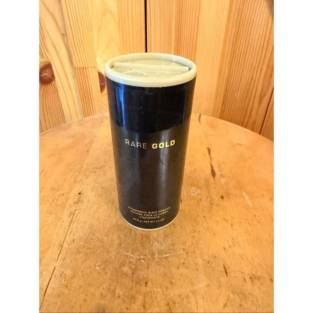 AVON RARE GOLD SHIMMERING BODY TALC POWDER 1.4 OZ. (7876)